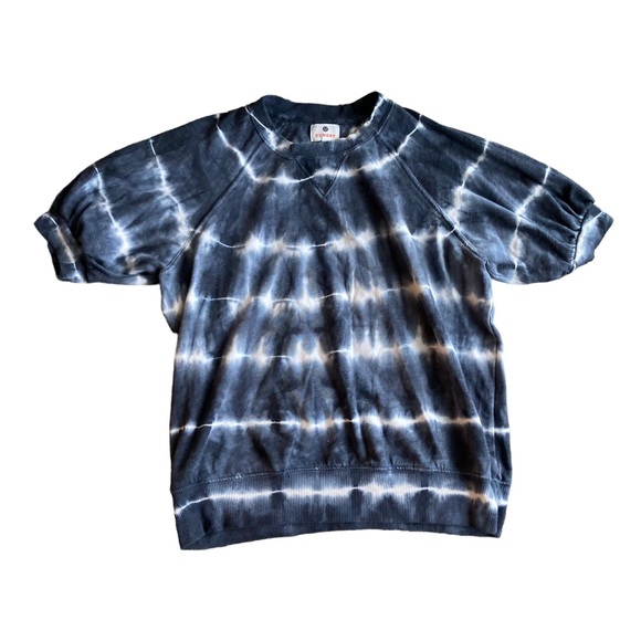 Sundry Tie Dye Puff Sleeve Raglan Sweatshirt Size 1 - Picture 2 of 7